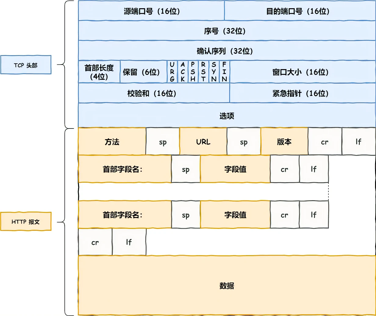 传输层报文